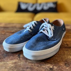 MEN’S DENIM VANS BOAT SHOES
